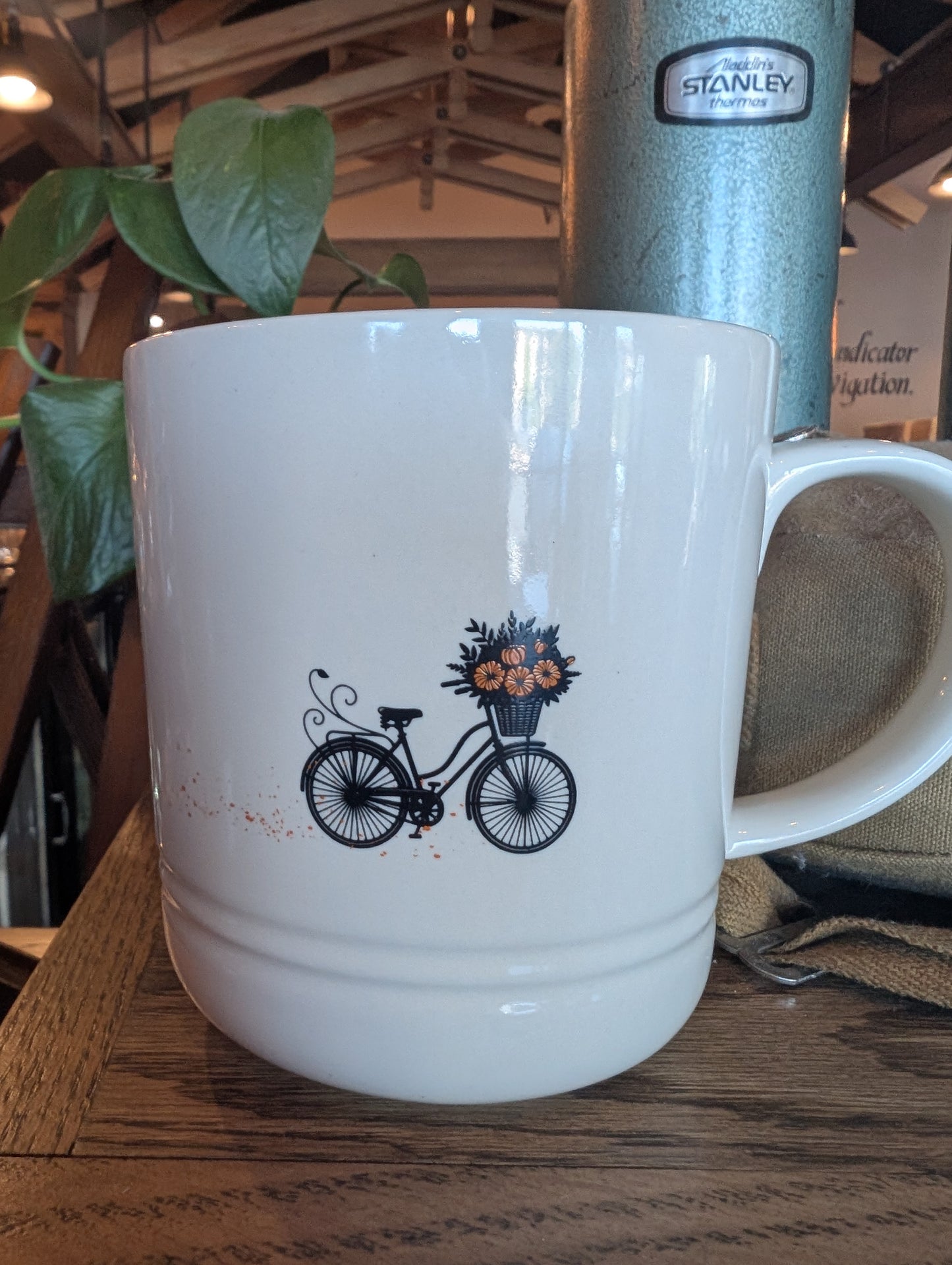 Fall Leaves Bike Mug