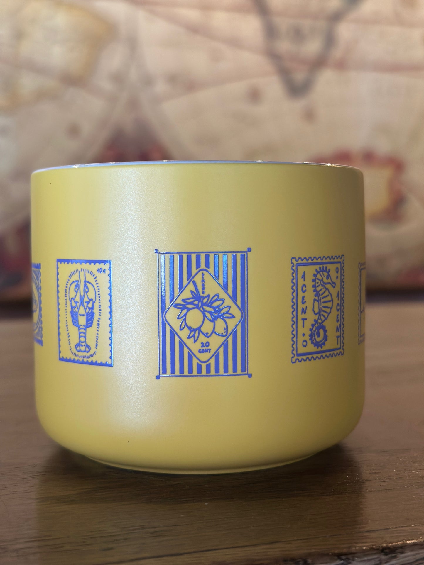 Yellow Stamp Mug